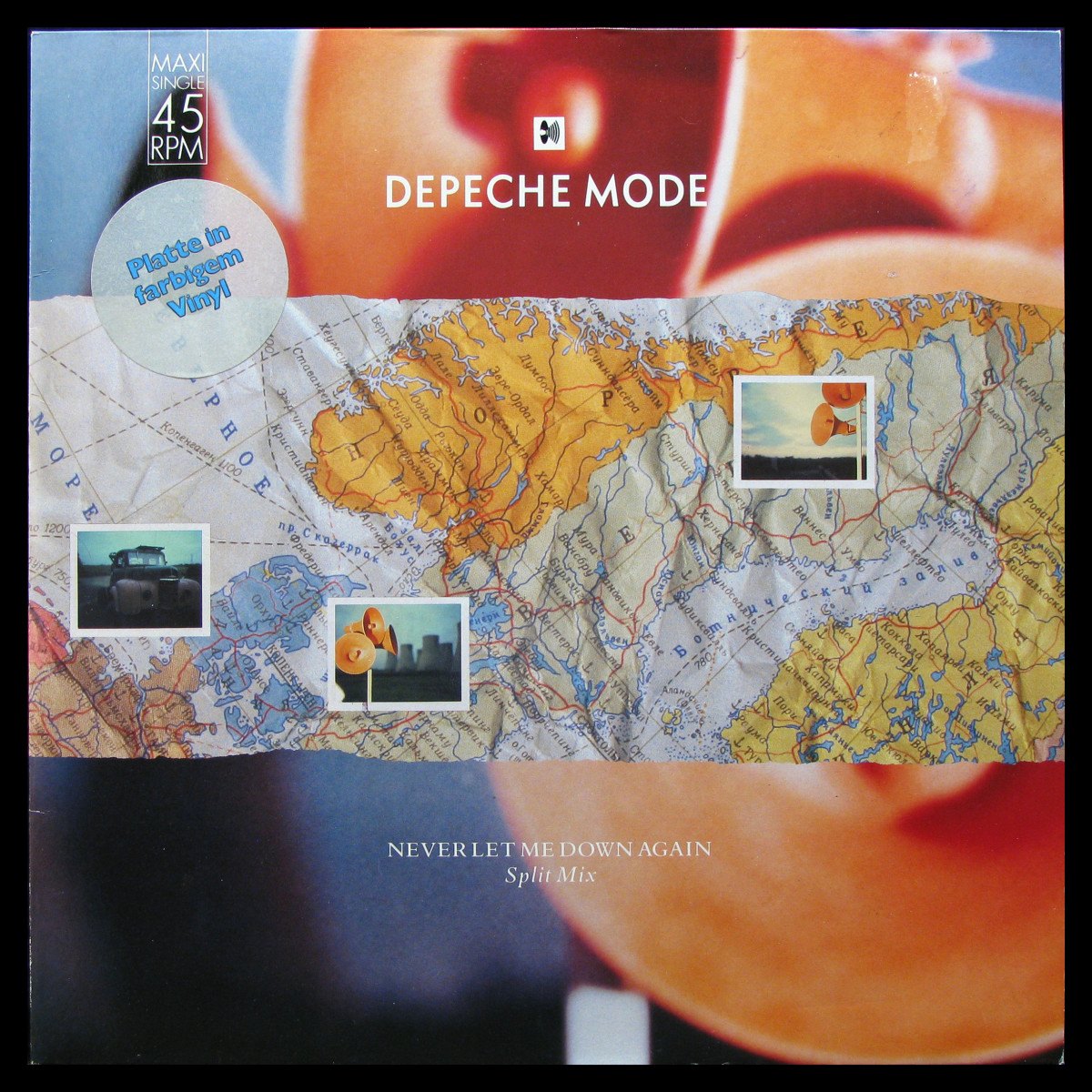 LP Depeche Mode — Never Let Me Down Again (Split Mix) (maxi, coloured vinyl) фото