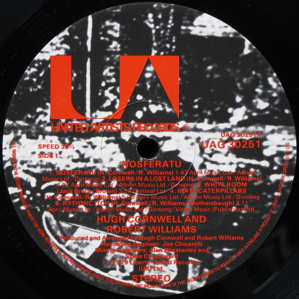 LP Hugh Cornwell / Robert Williams — Nosferatu фото 2