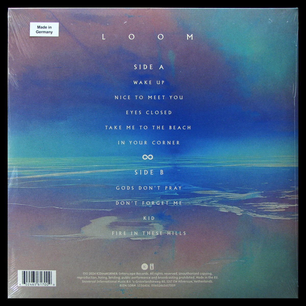 LP Imagine Dragons — Loom (blue curacao clear vinyl) фото 2