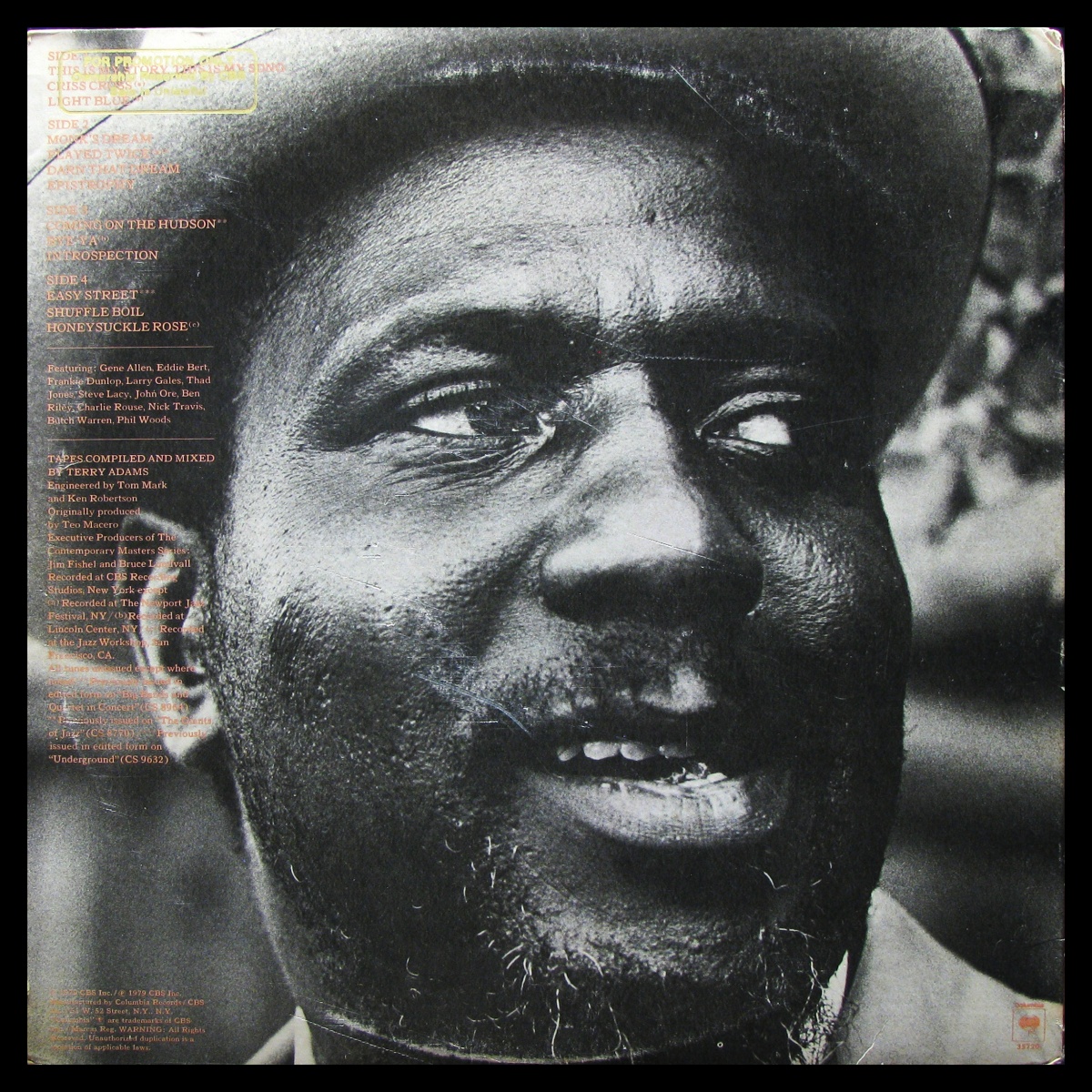 LP Thelonious Monk — Always Know (2LP, promo) фото 2