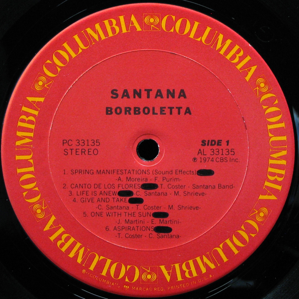 LP Santana — Borboletta фото 3