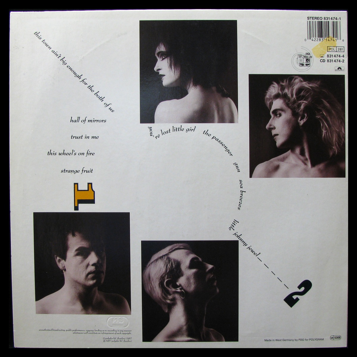 LP Siouxsie And The Banshees — Through The Looking Glass фото 2