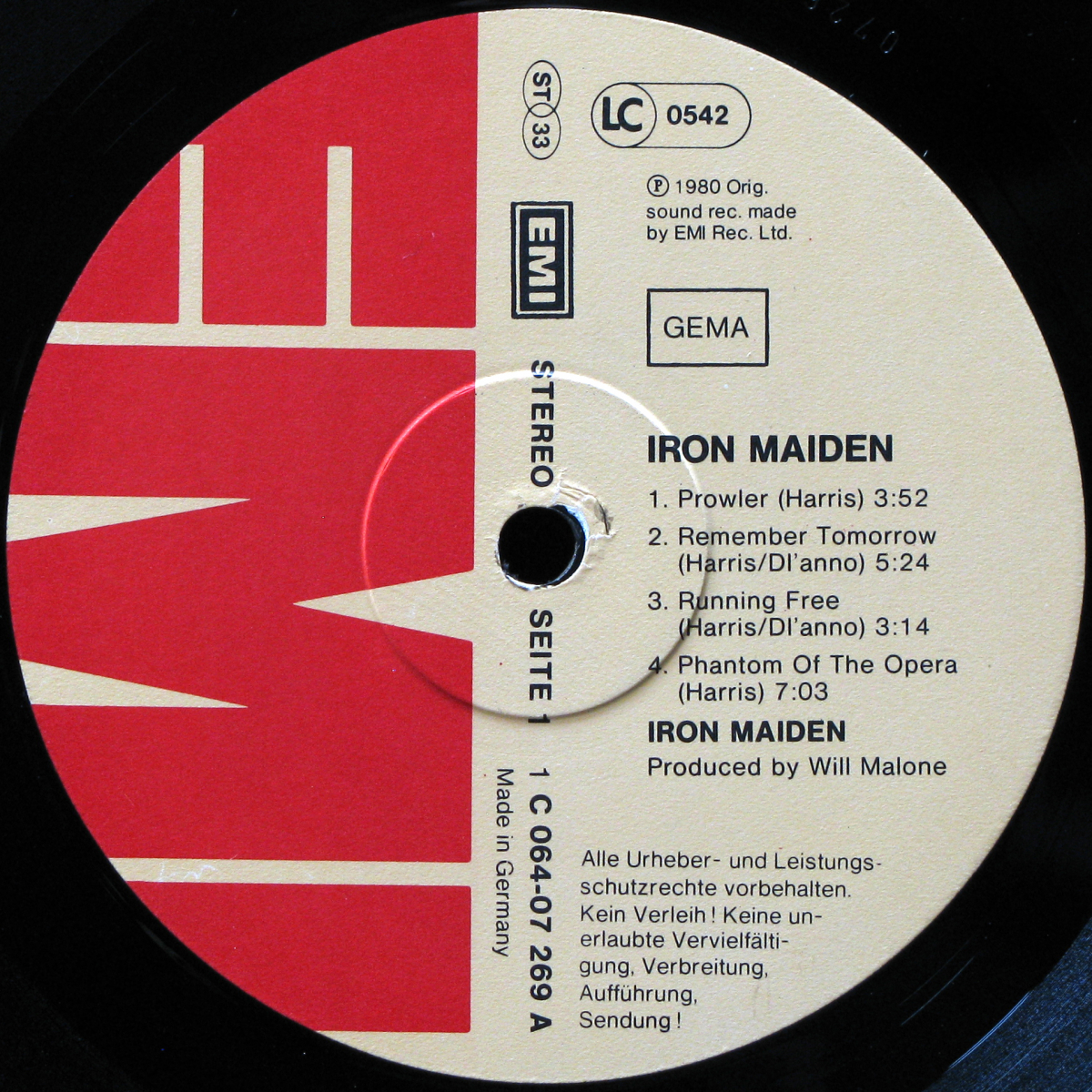 LP Iron Maiden — Iron Maiden фото 3