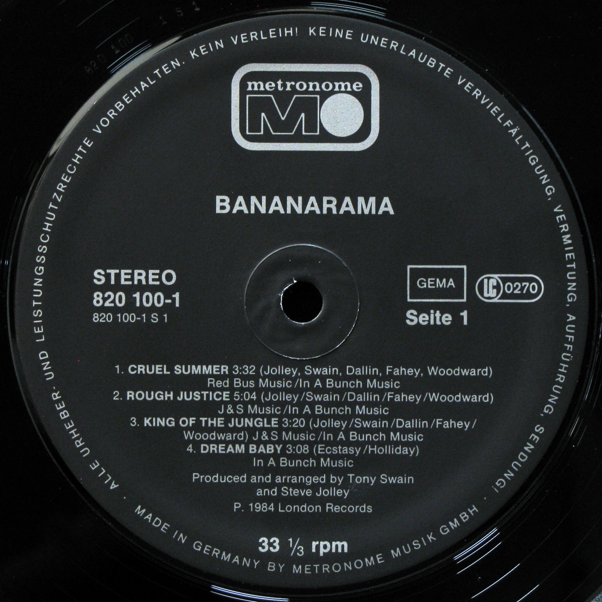 LP Bananarama — Bananarama (+ poster) фото 2