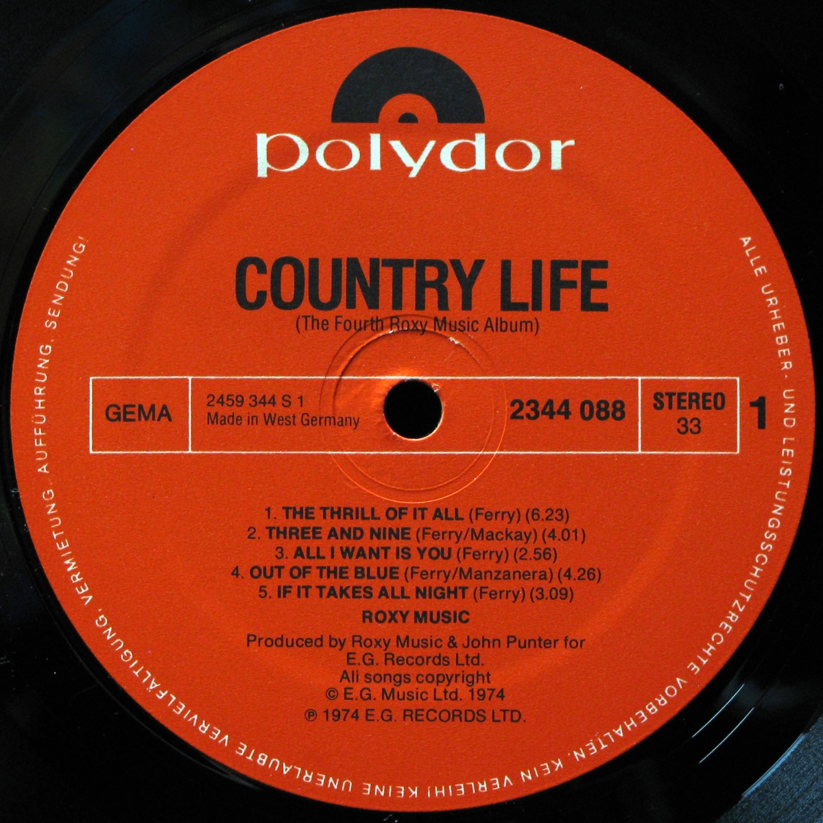 LP Roxy Music — Country Life фото 3