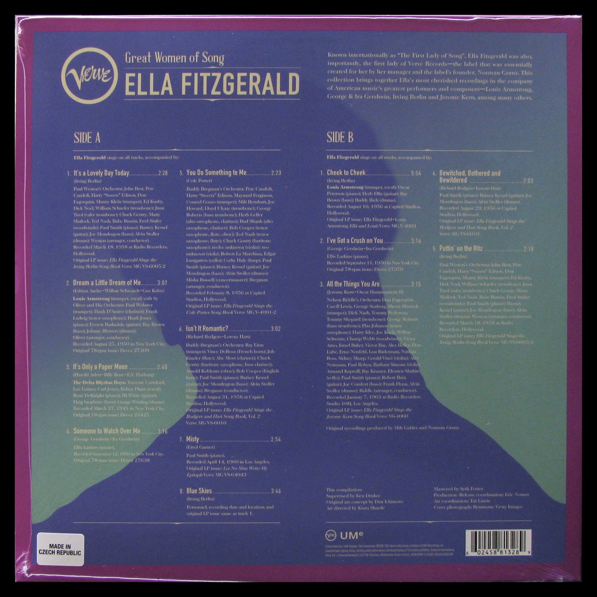 LP Ella Fitzgerald — Great Women Of Song: Ella Fitzgerald фото 2