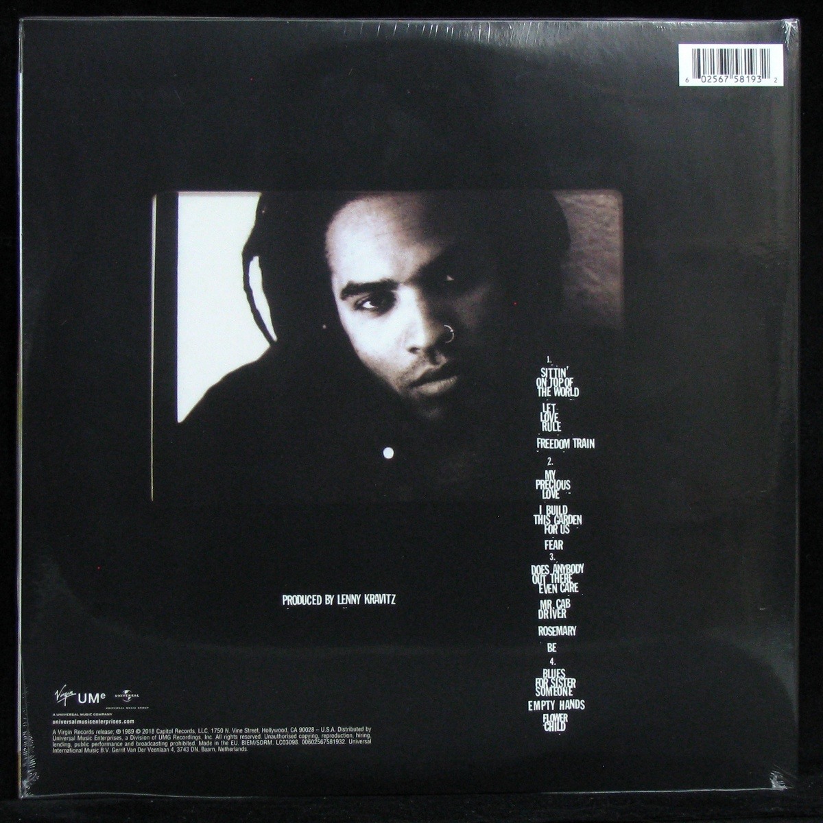 LP Lenny Kravitz — Let Love Rule (2LP) фото 2