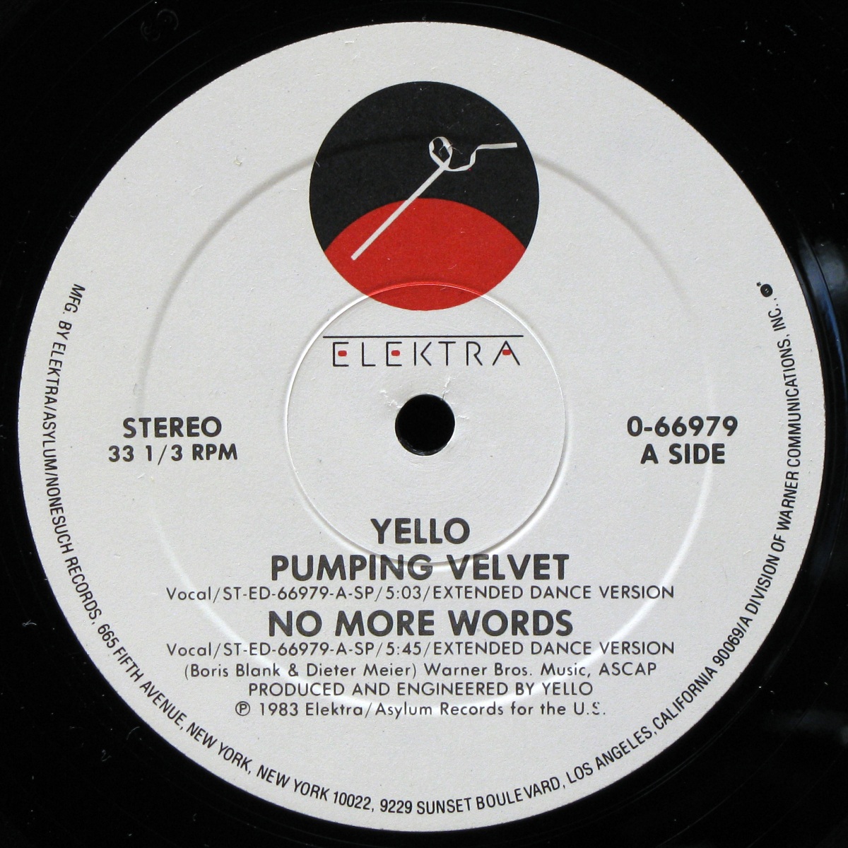 LP Yello — Pumping Velvet (maxi) фото 2