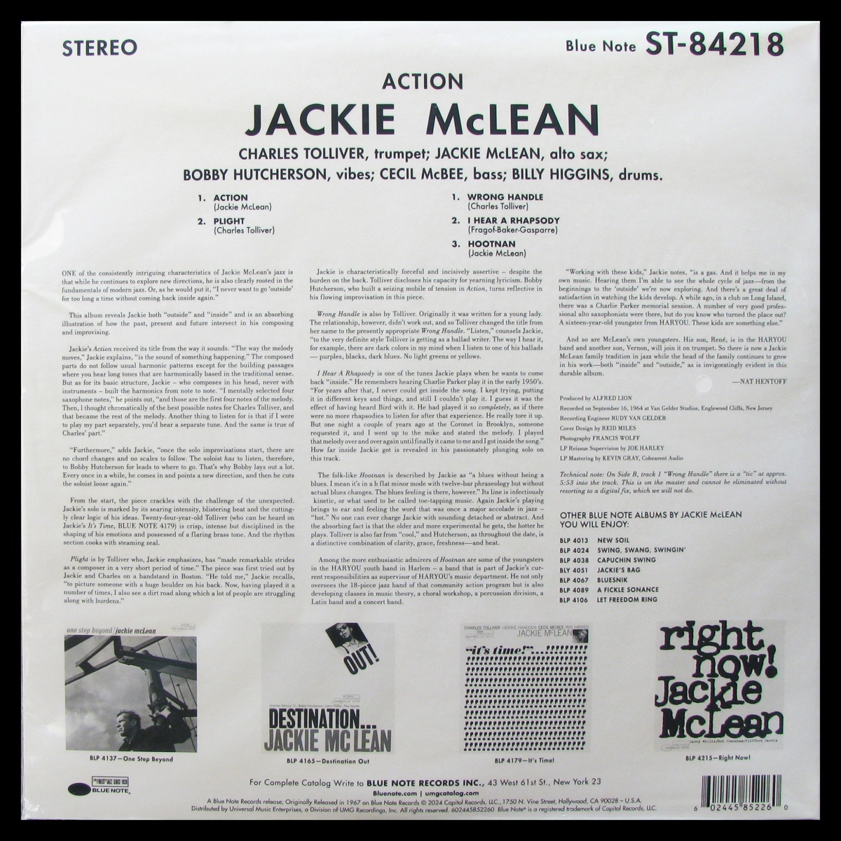 LP Jackie McLean — Action фото 2