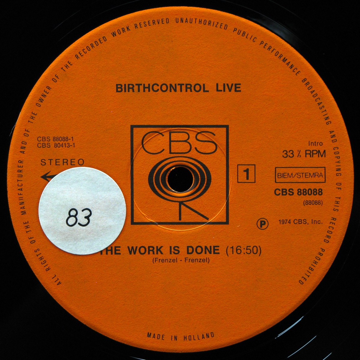 LP Birth Control — Live (2LP) фото 3