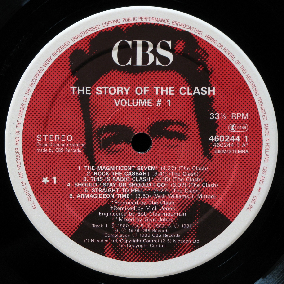 LP Clash — Story Of The Clash Vol. 1 (2LP) фото 3