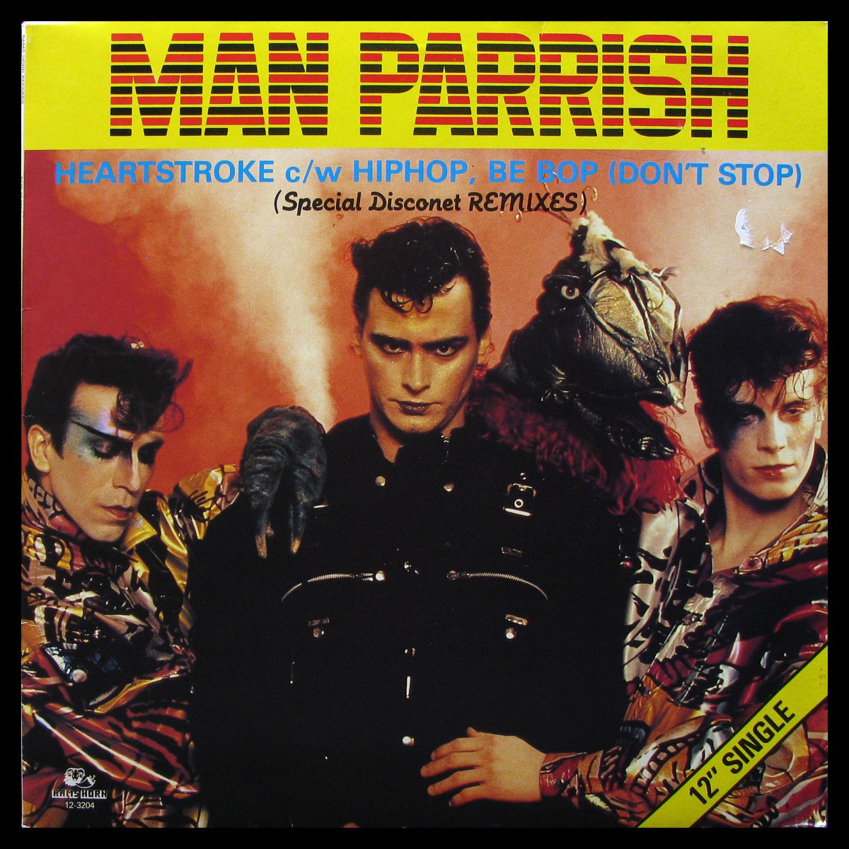 LP Man Parrish — Heartstroke / Hip Hop, Be Bop (maxi) фото