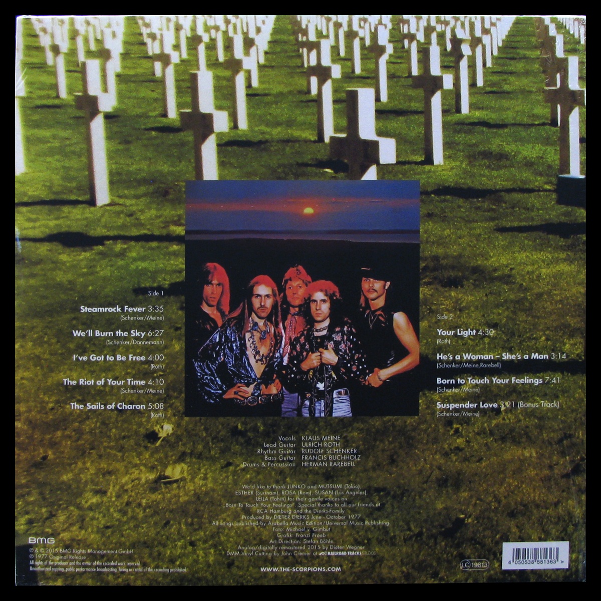 LP Scorpions — Taken By Force (coloured vinyl) фото 2