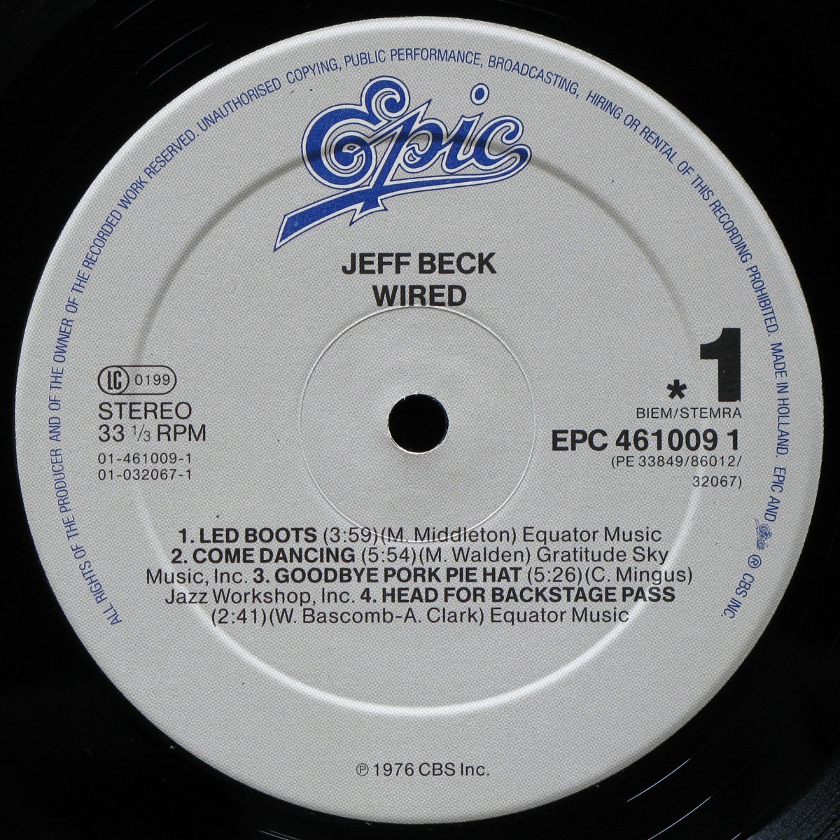 LP Jeff Beck — Wired+Flash (2LP) фото 2