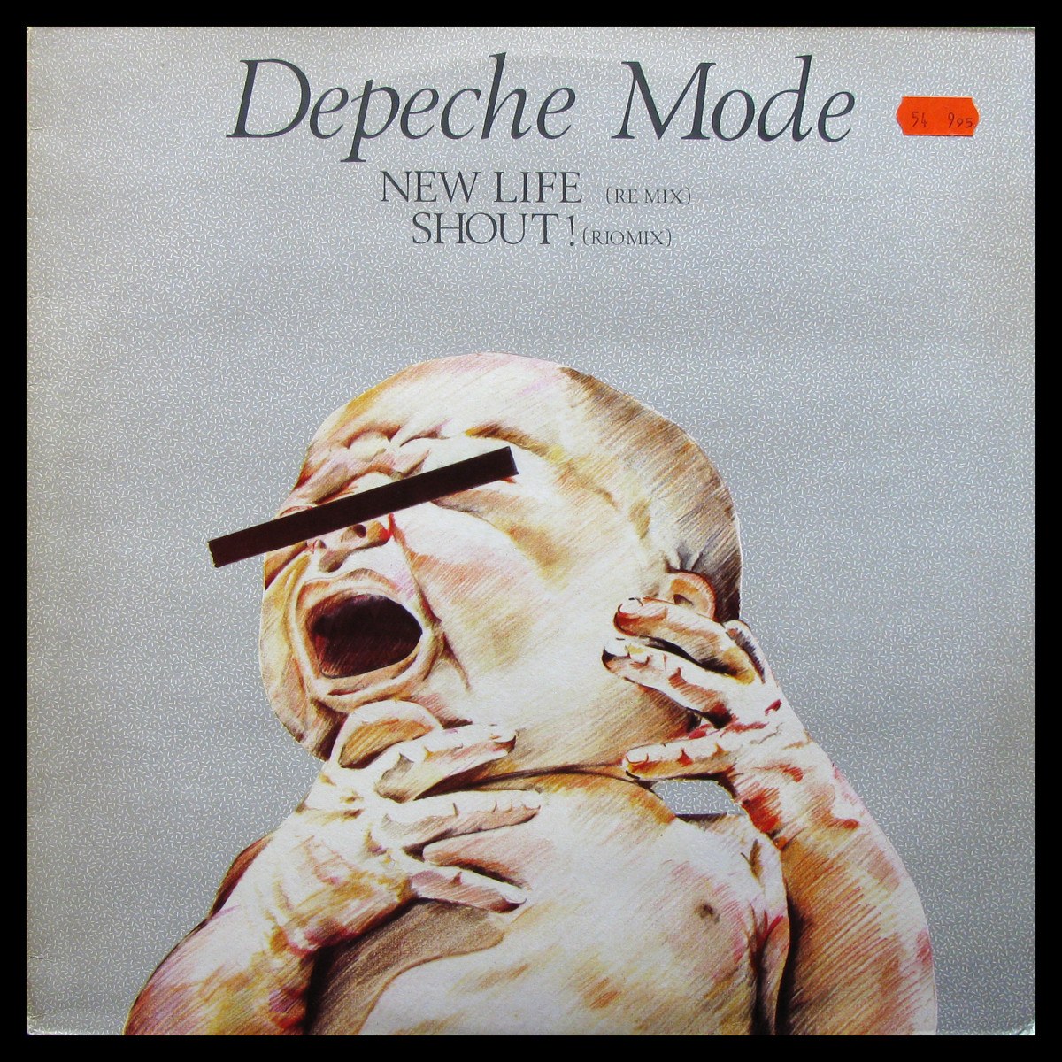 LP Depeche Mode — New Life (Re Mix) / Shout! (Rio Mix) (maxi) фото