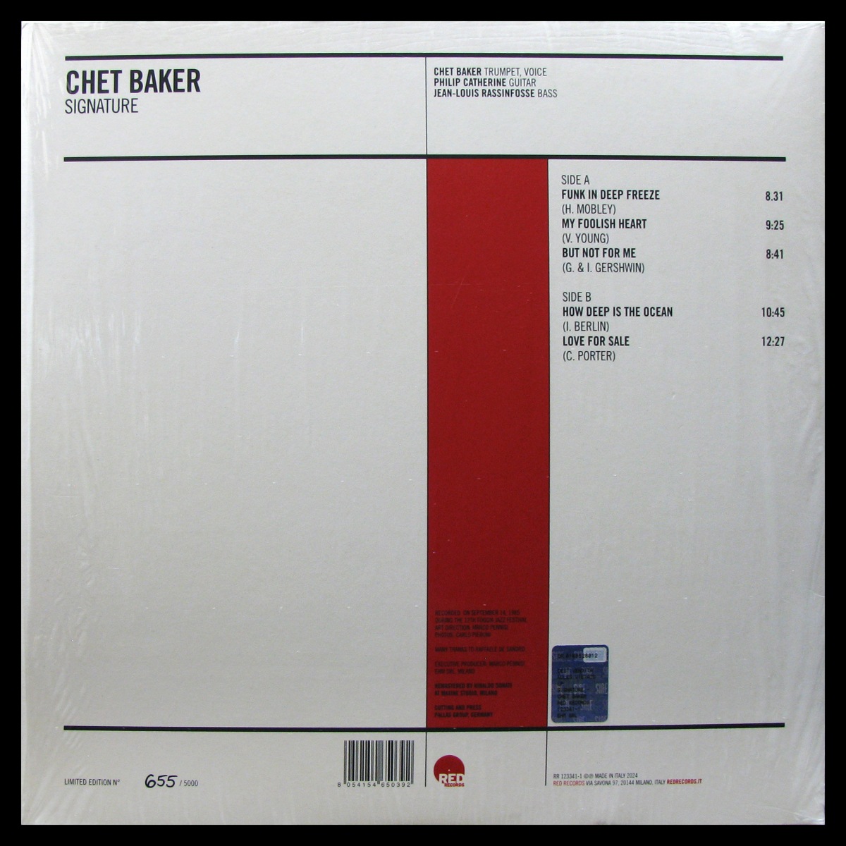 LP Chet Baker — Signature фото 2