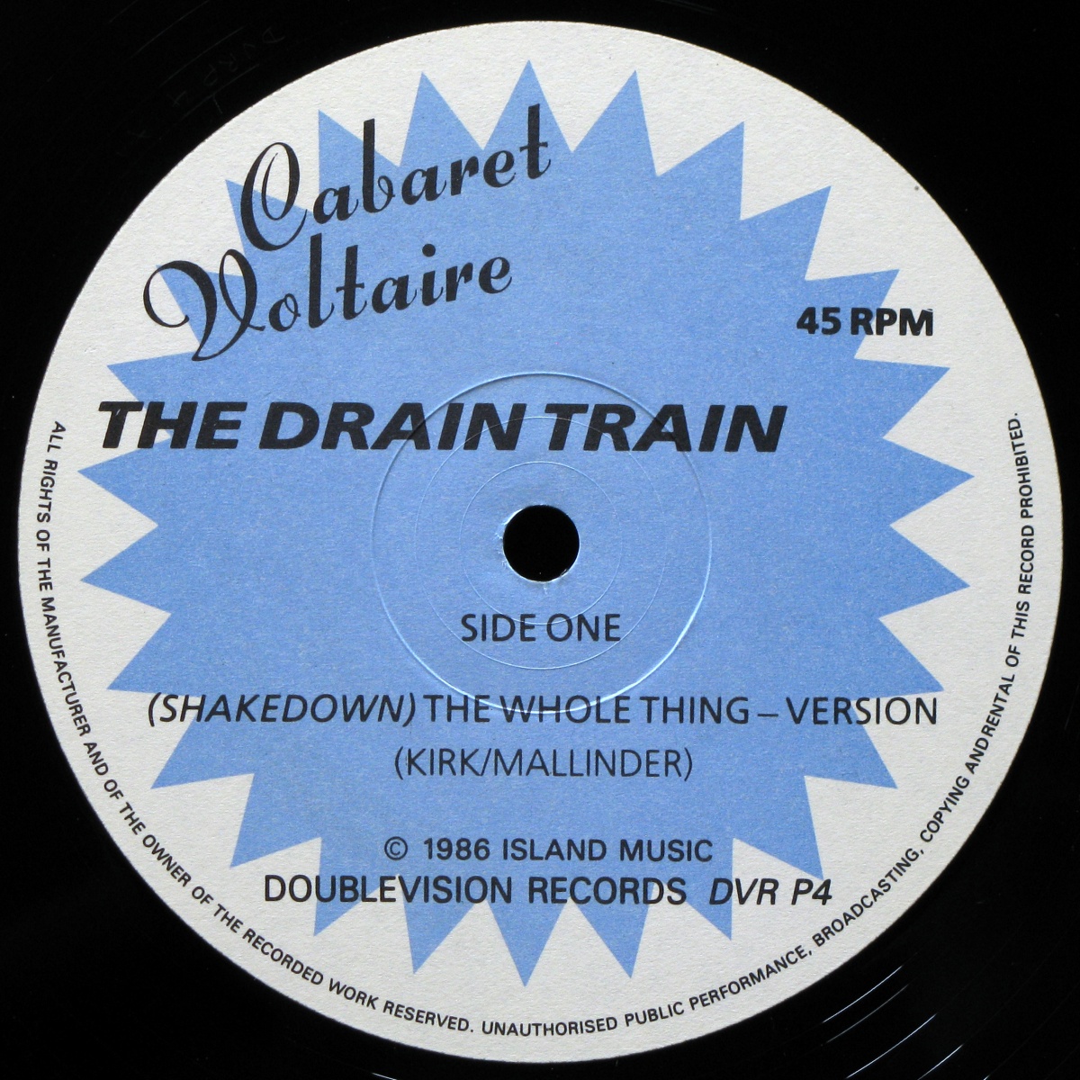 LP Cabaret Voltaire — Drain Train (2LP, maxi) фото 2