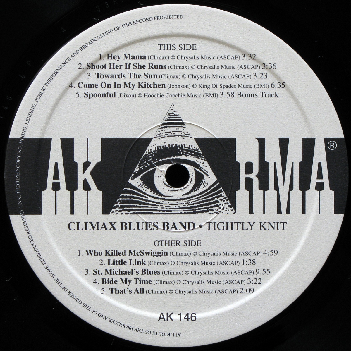 LP Climax Blues Band — Tightly Knit фото 3