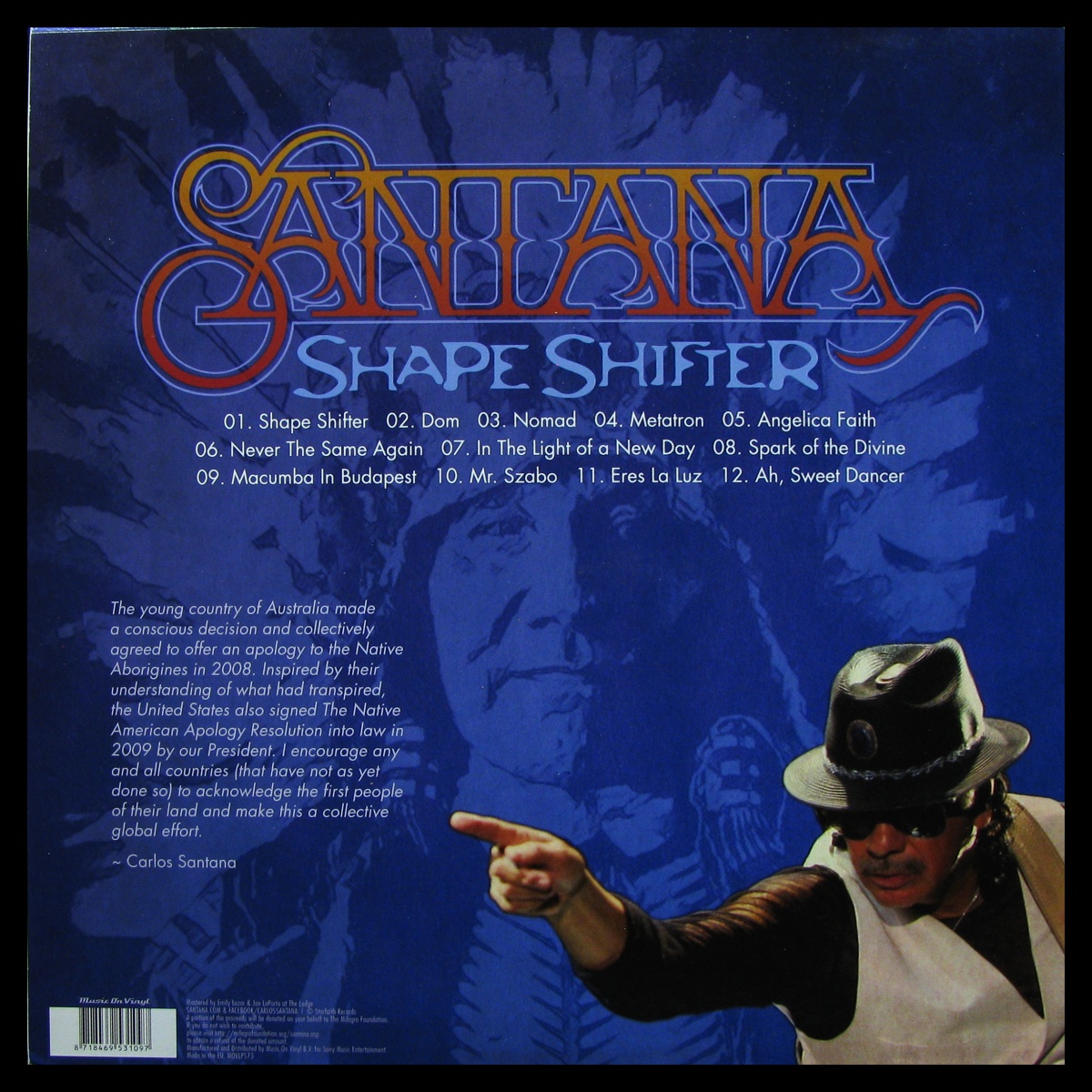 LP Santana — Shape Shifter (+ booklet) фото 2