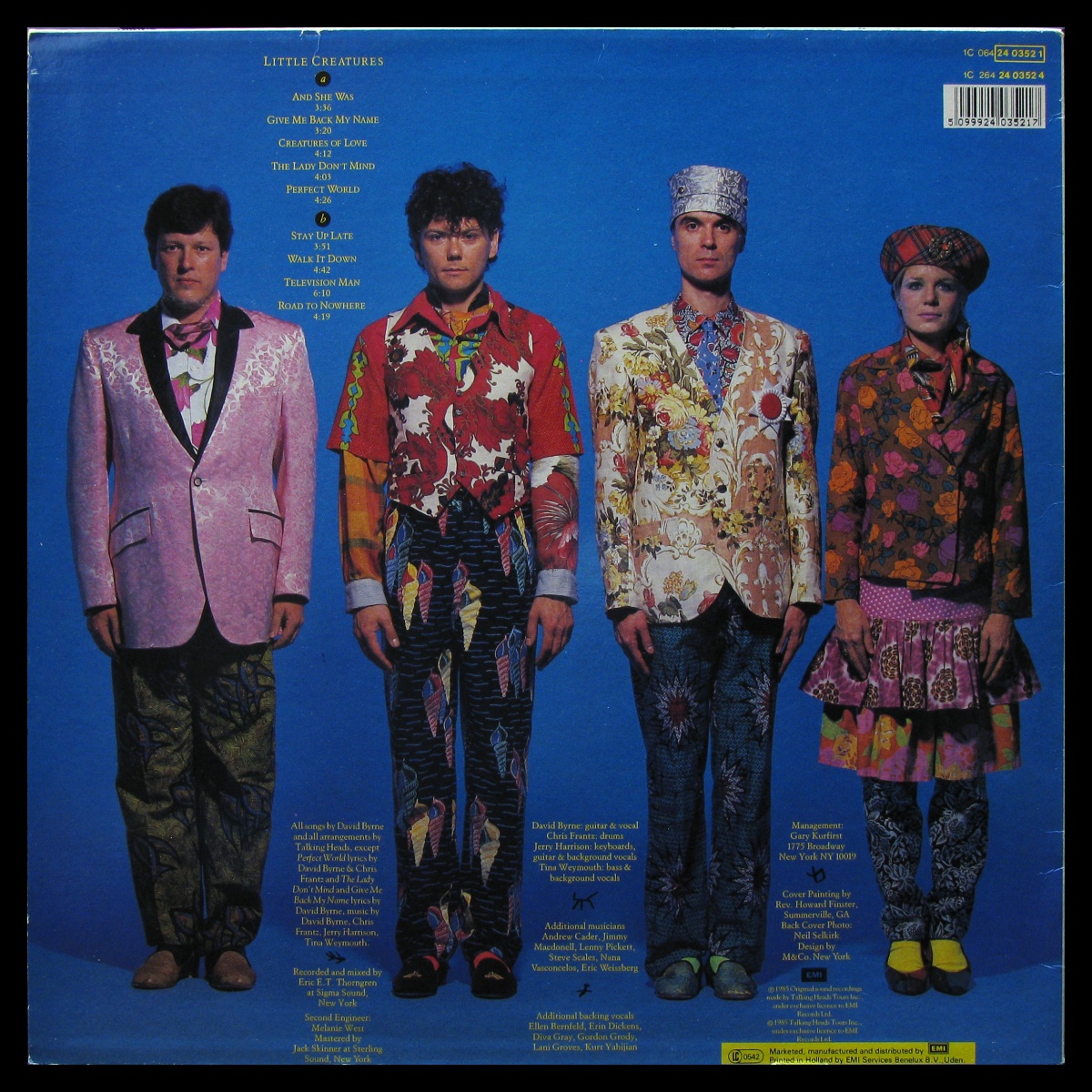 LP Talking Heads — Little Creatures фото 2