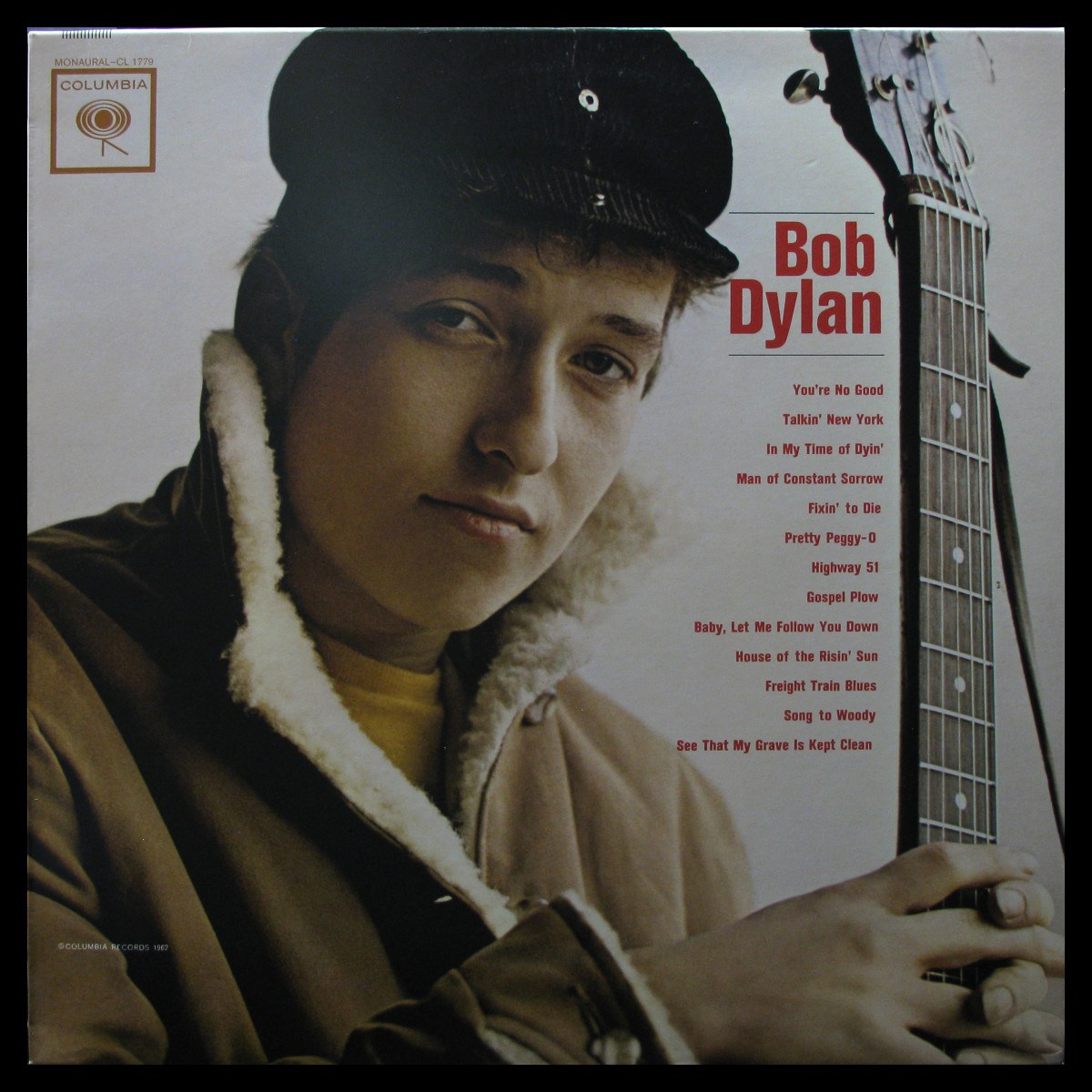 LP Bob Dylan — Bob Dylan (mono) фото