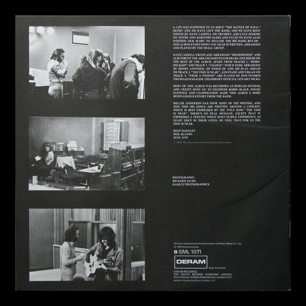 LP Keef Hartley Band — Time Is Near (+ booklet) фото 6