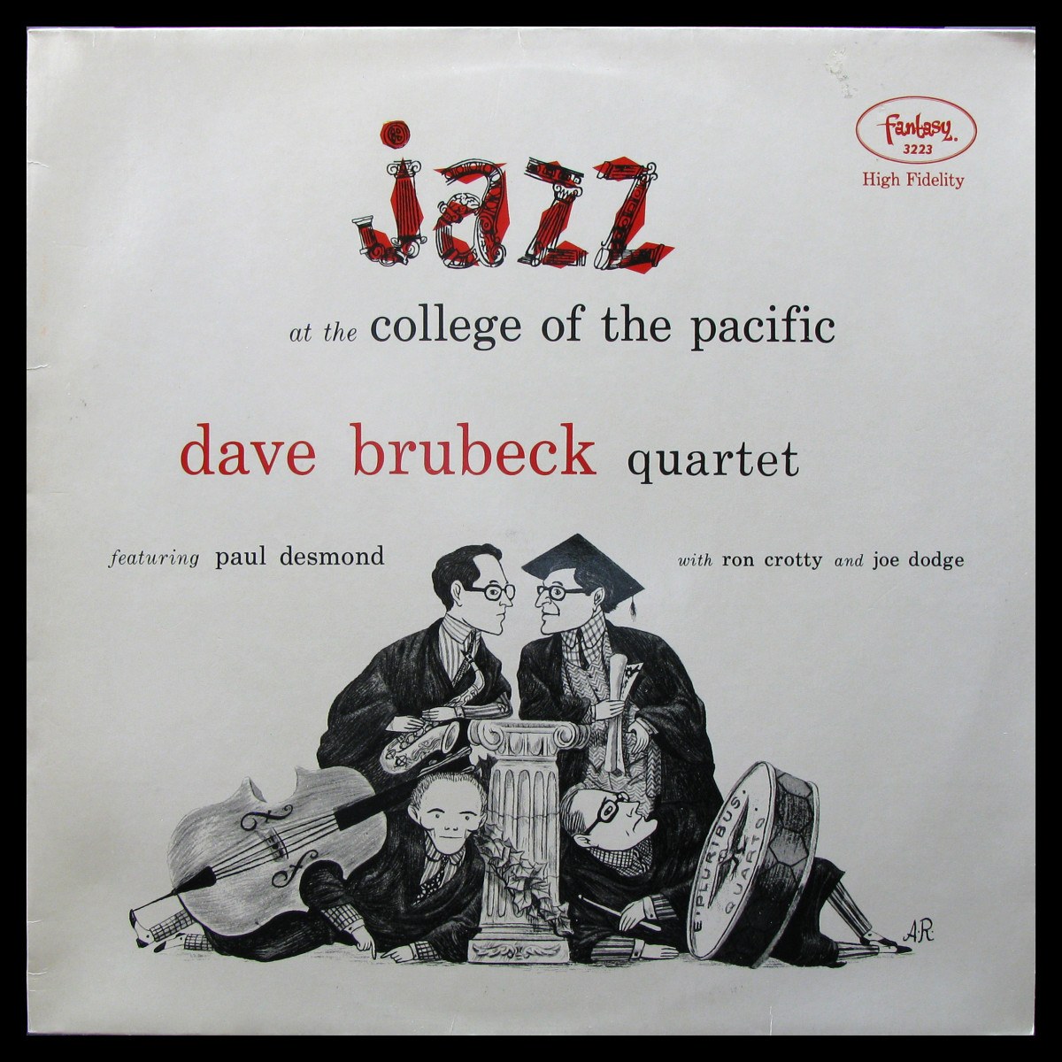 LP Dave Brubeck Quartet — Jazz At The College Of The Pacific фото