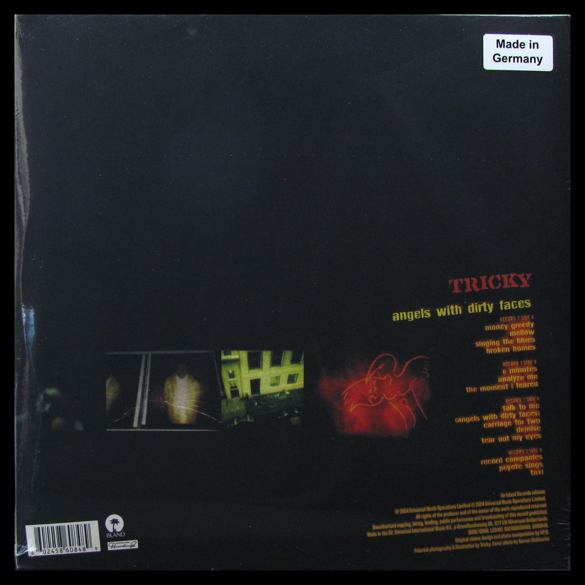 LP Tricky — Angels With Dirty Faces (2LP, coloured vinyl) фото 2