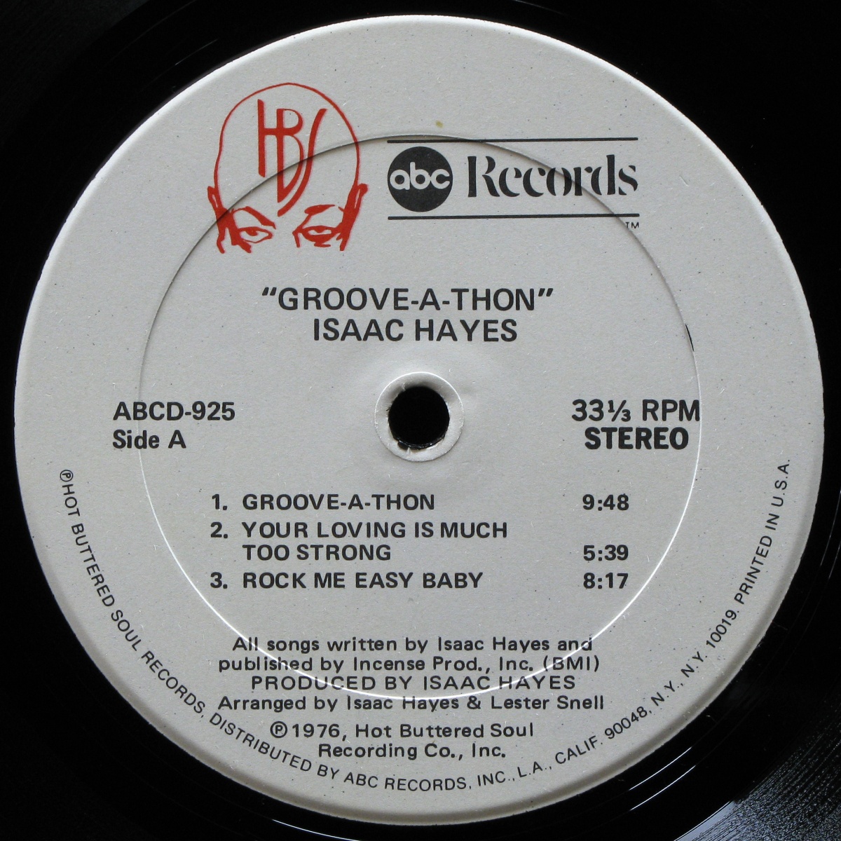 LP Isaac Hayes — Groove - A - Thon (+ poster) фото 2