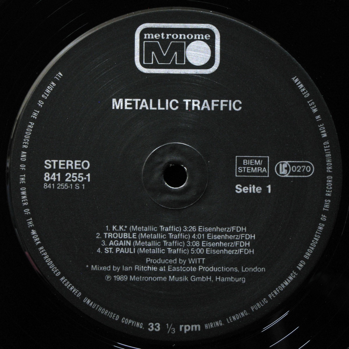 LP Metallic Traffic — Metallic Traffic фото 2