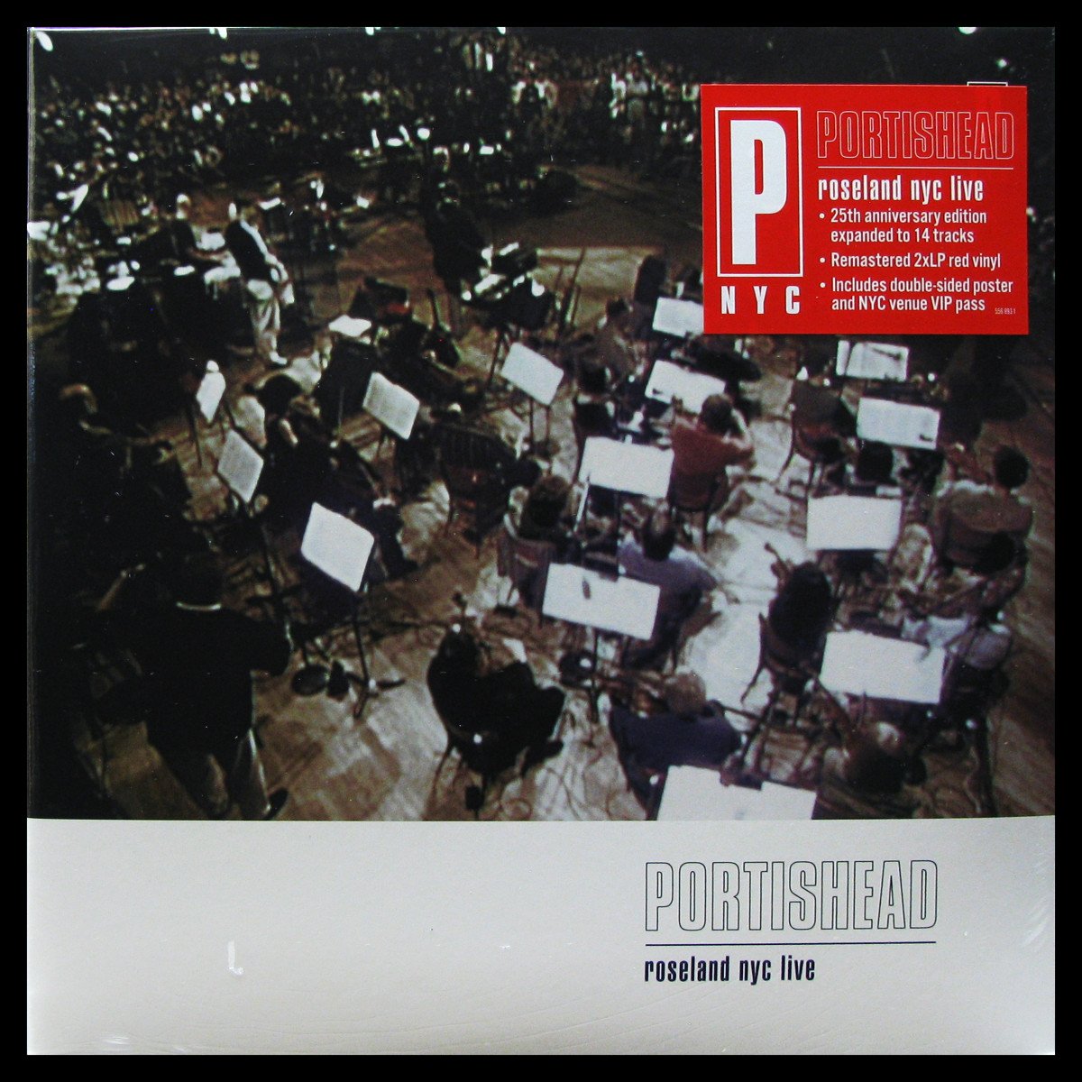 LP Portishead — Roseland NYC Live (2LP) (2LP, coloured vinyl, + poster) фото