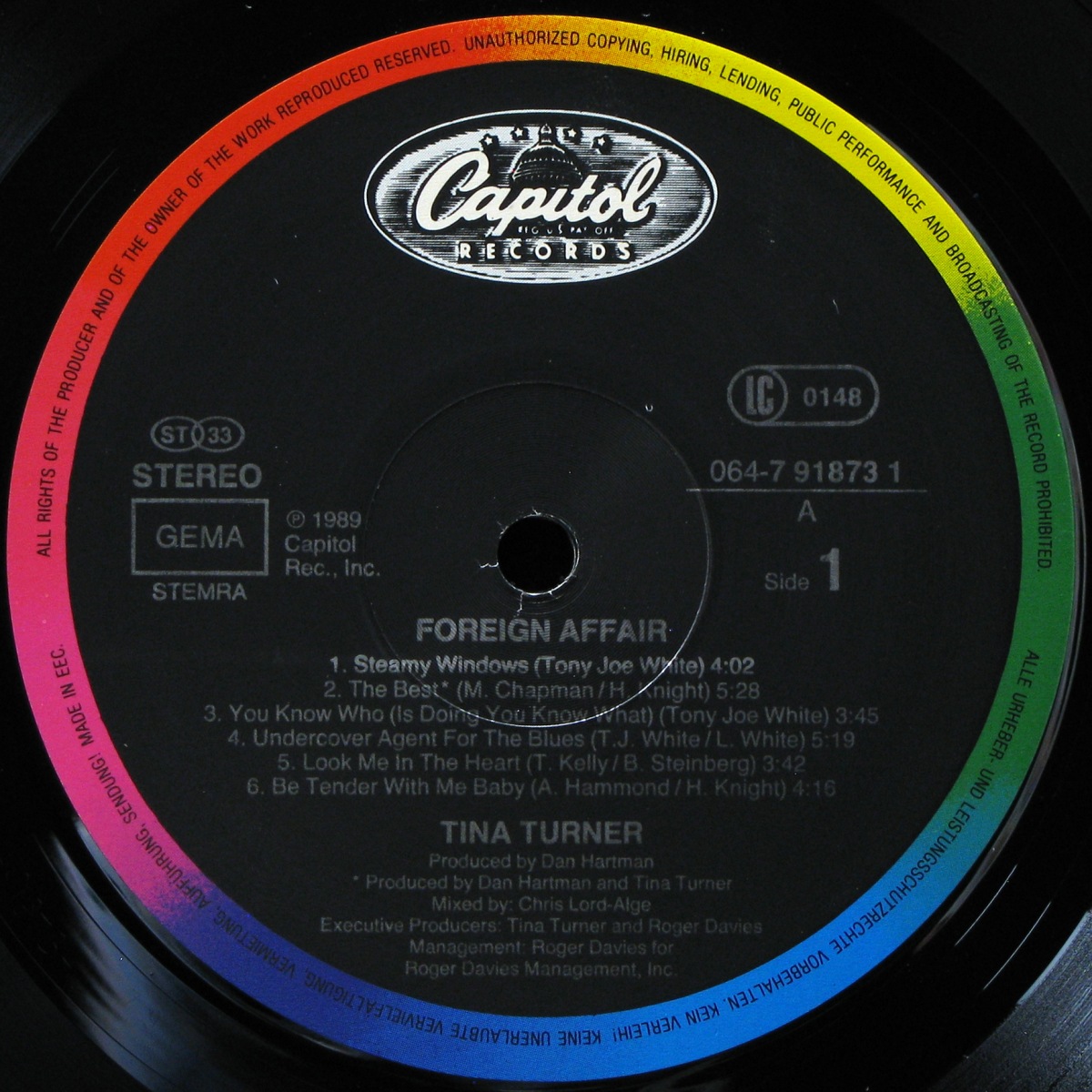 LP Tina Turner — Foreign Affair фото 2