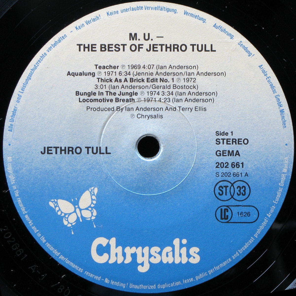 LP Jethro Tull — M.U. - The Best Of Jethro Tull фото 2