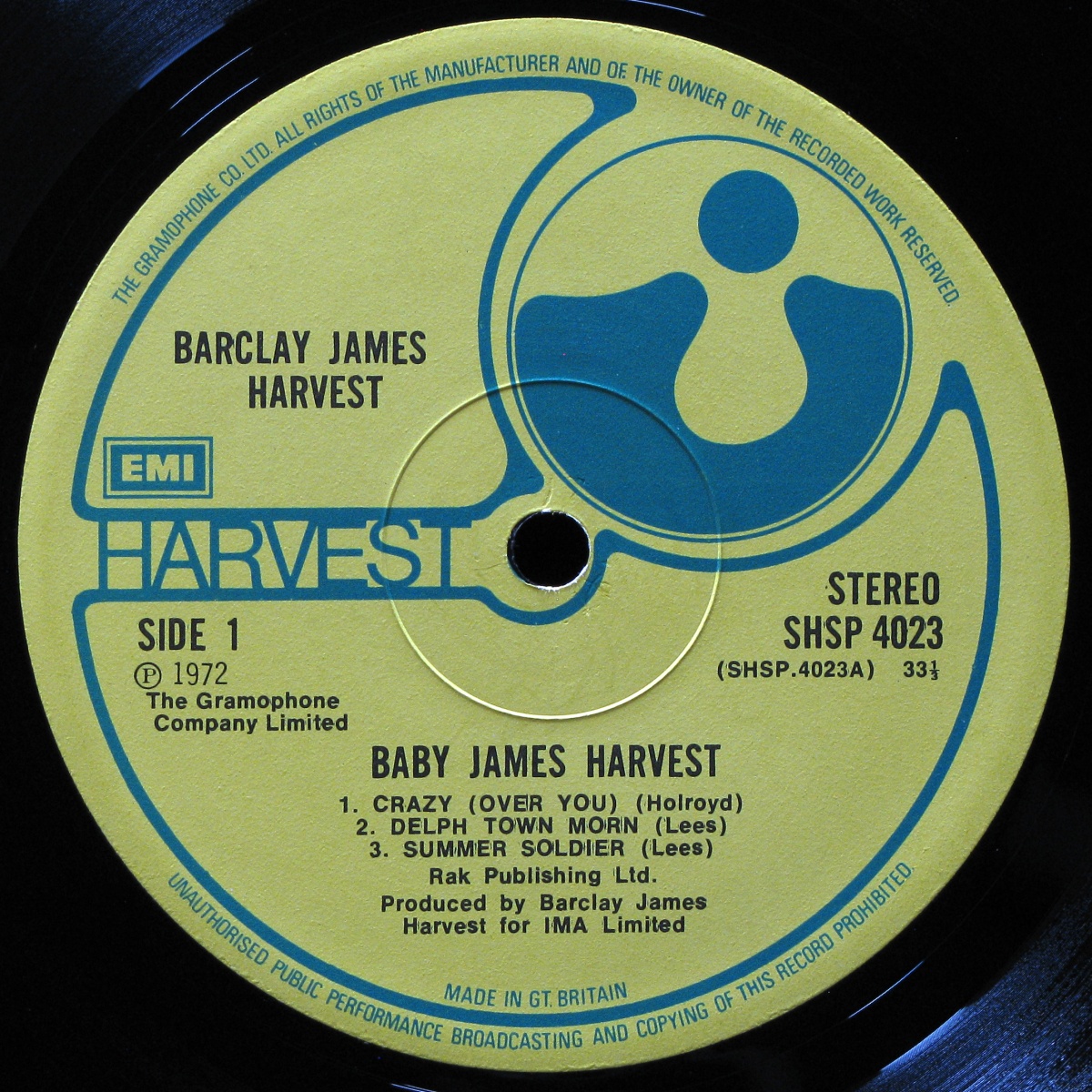 LP Barclay James Harvest — Baby James Harvest фото 2