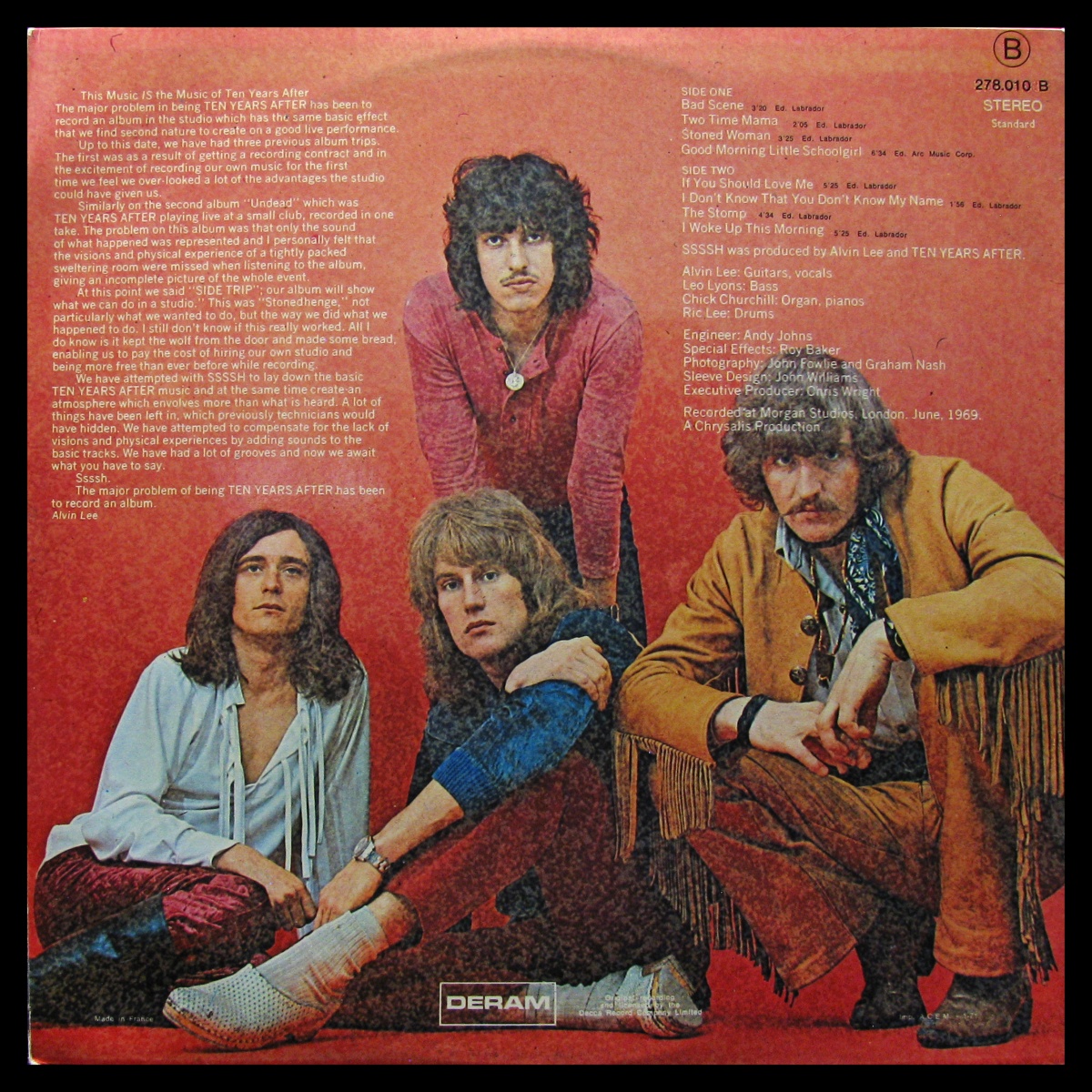 LP Ten Years After — Ssssh фото 2