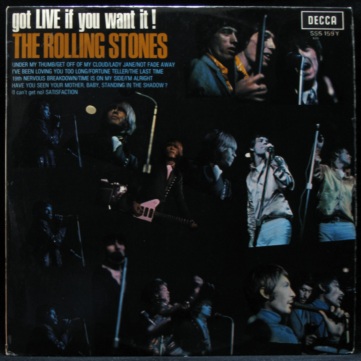 LP Rolling Stones — Got Live If You Want It! фото