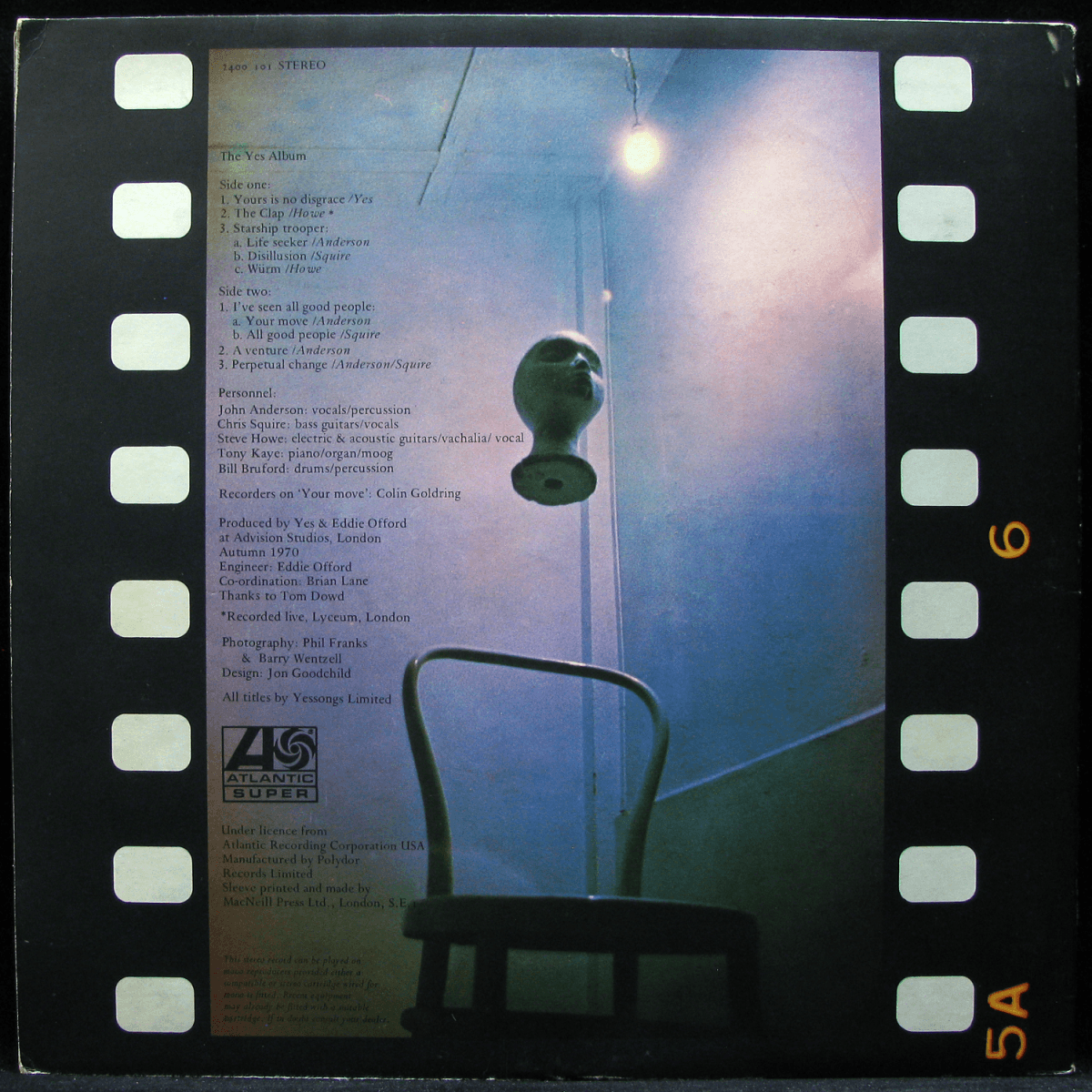 LP Yes — Yes Album фото 2