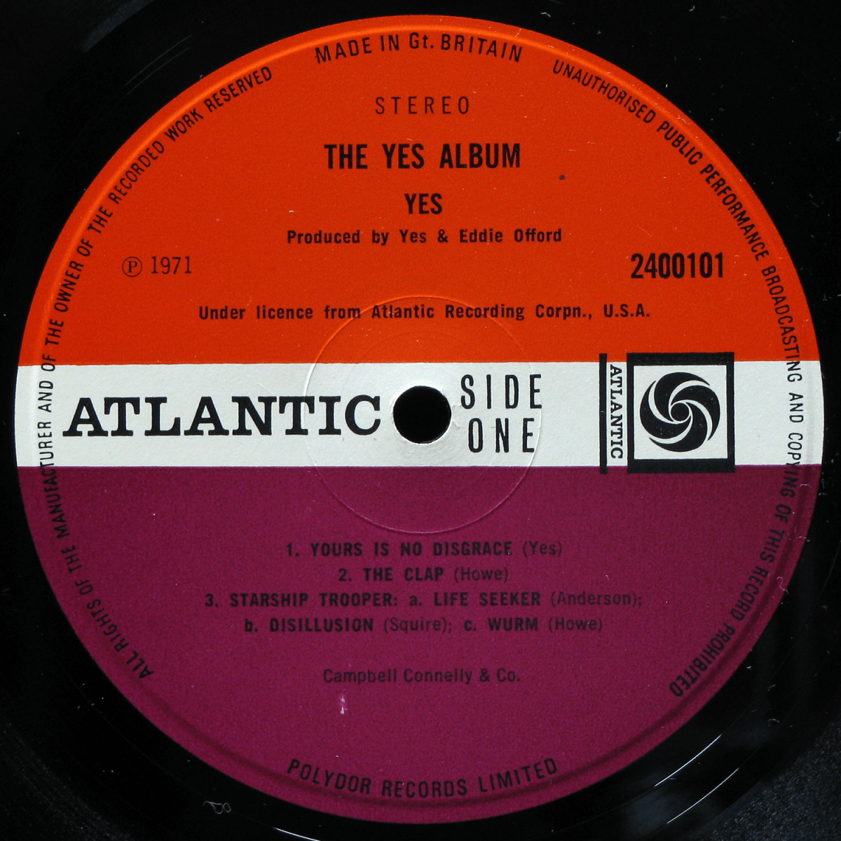 LP Yes — Yes Album фото 3