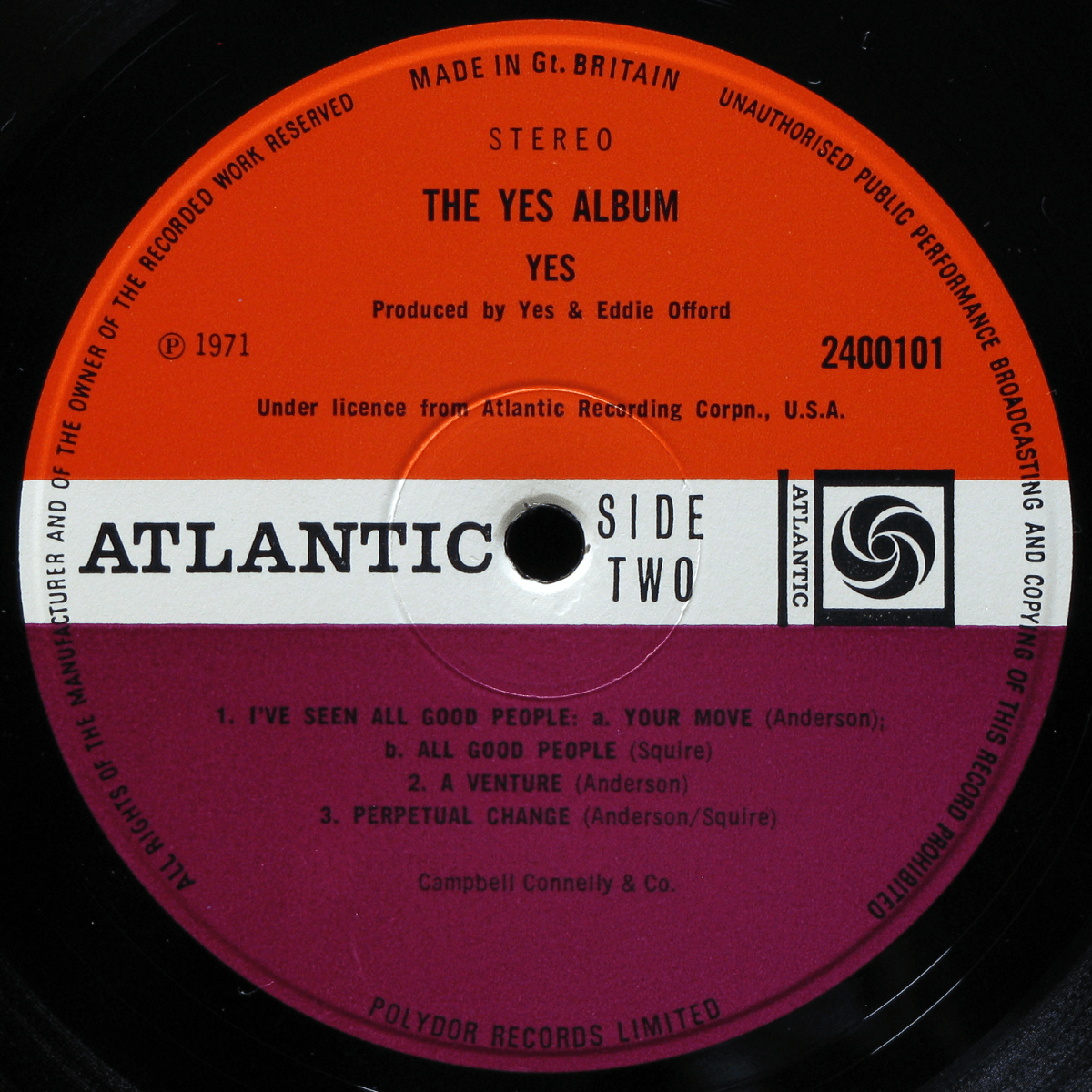 LP Yes — Yes Album фото 4