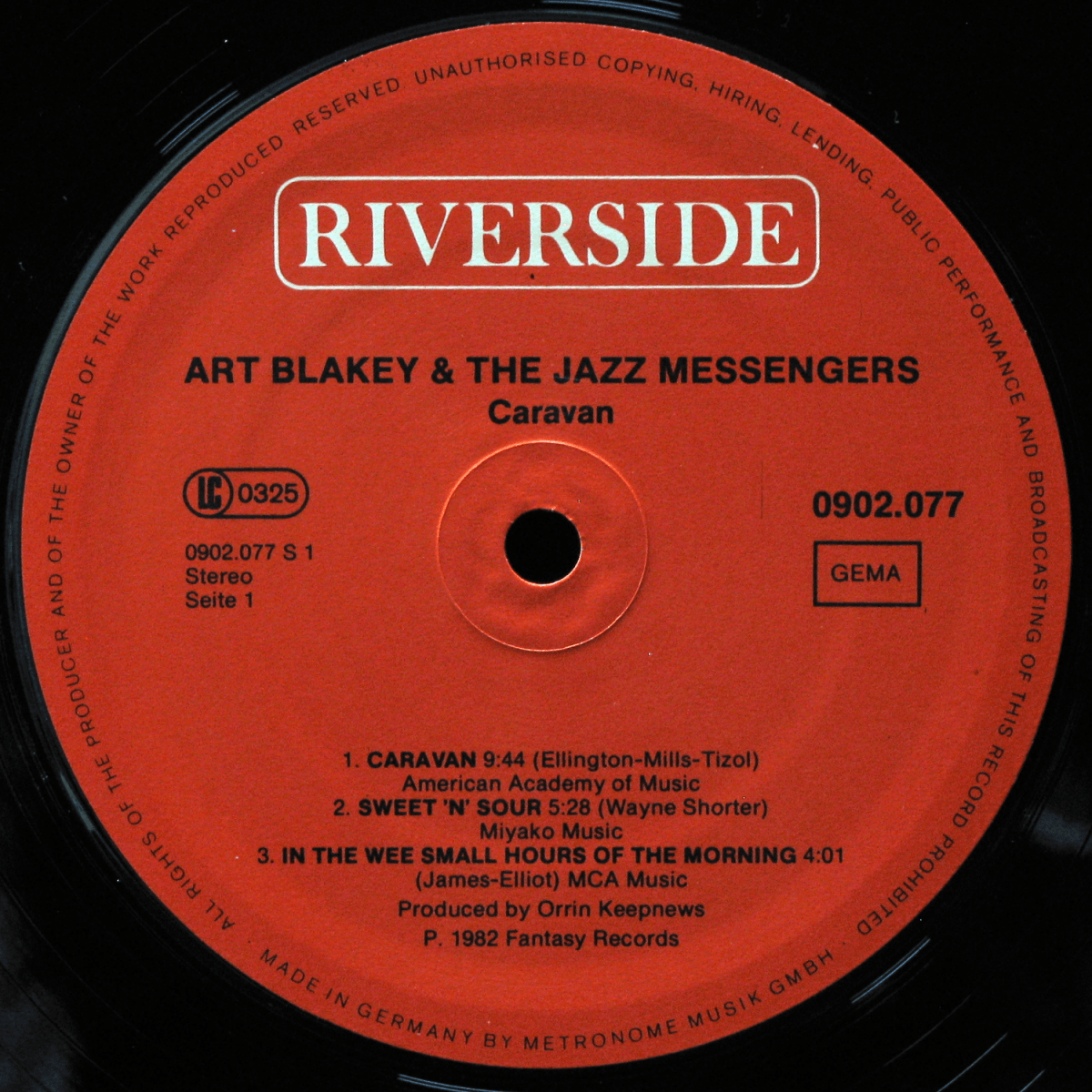 LP Art Blakey & The Jazzmessengers Big Band — Caravan фото 2