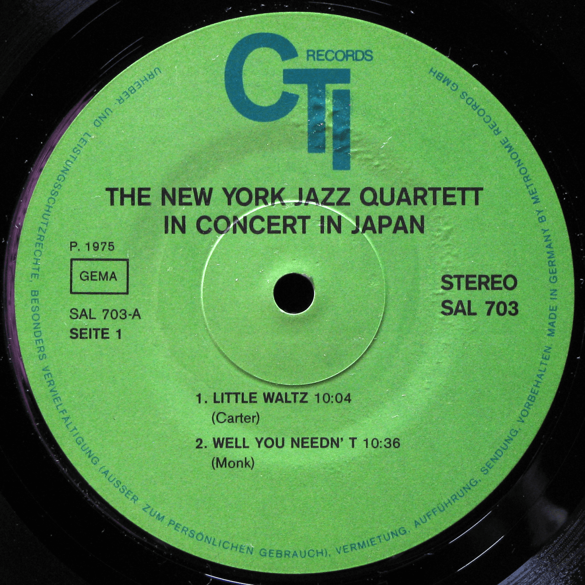 LP New York Jazz Quartet — In Concert In Japan фото 2