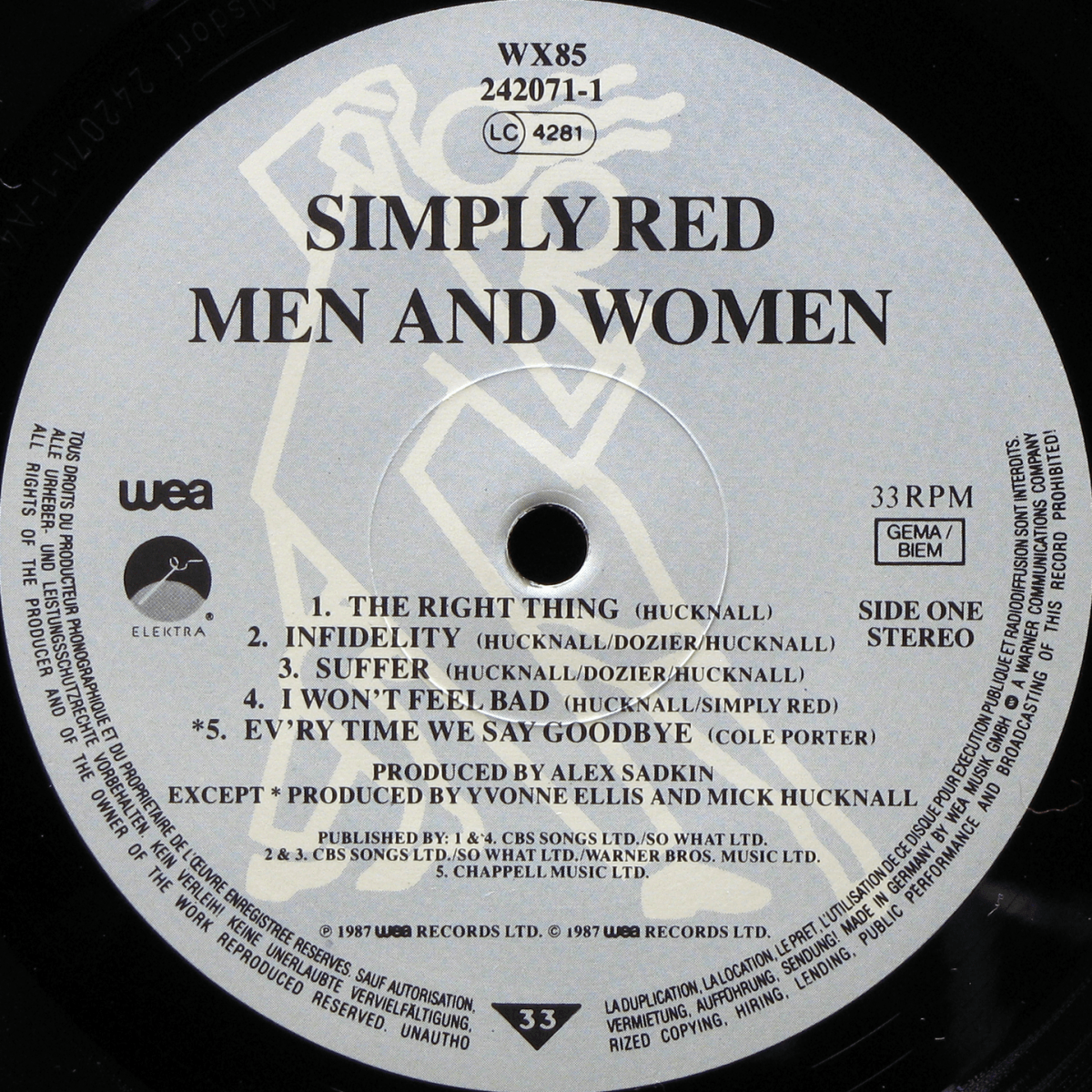 LP Simply Red — Men And Women фото 2