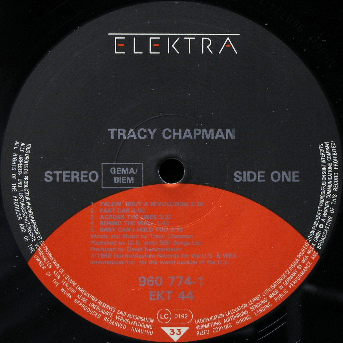 LP Tracy Chapman — Tracy Chapman фото 3