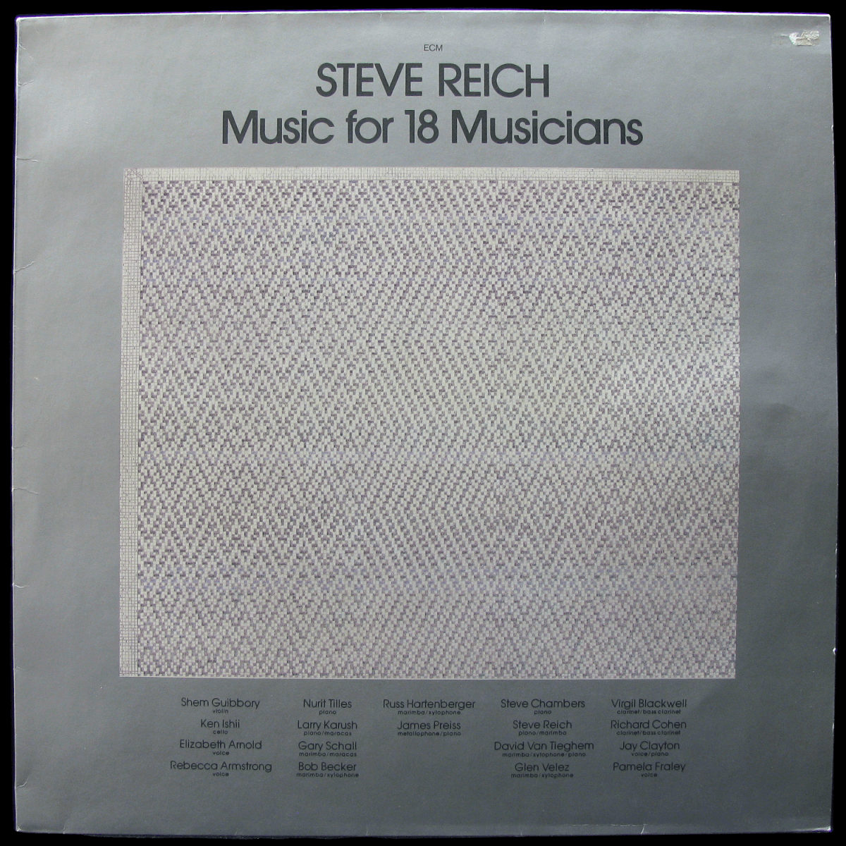 LP Steve Reich — Music for 18 Musicians фото