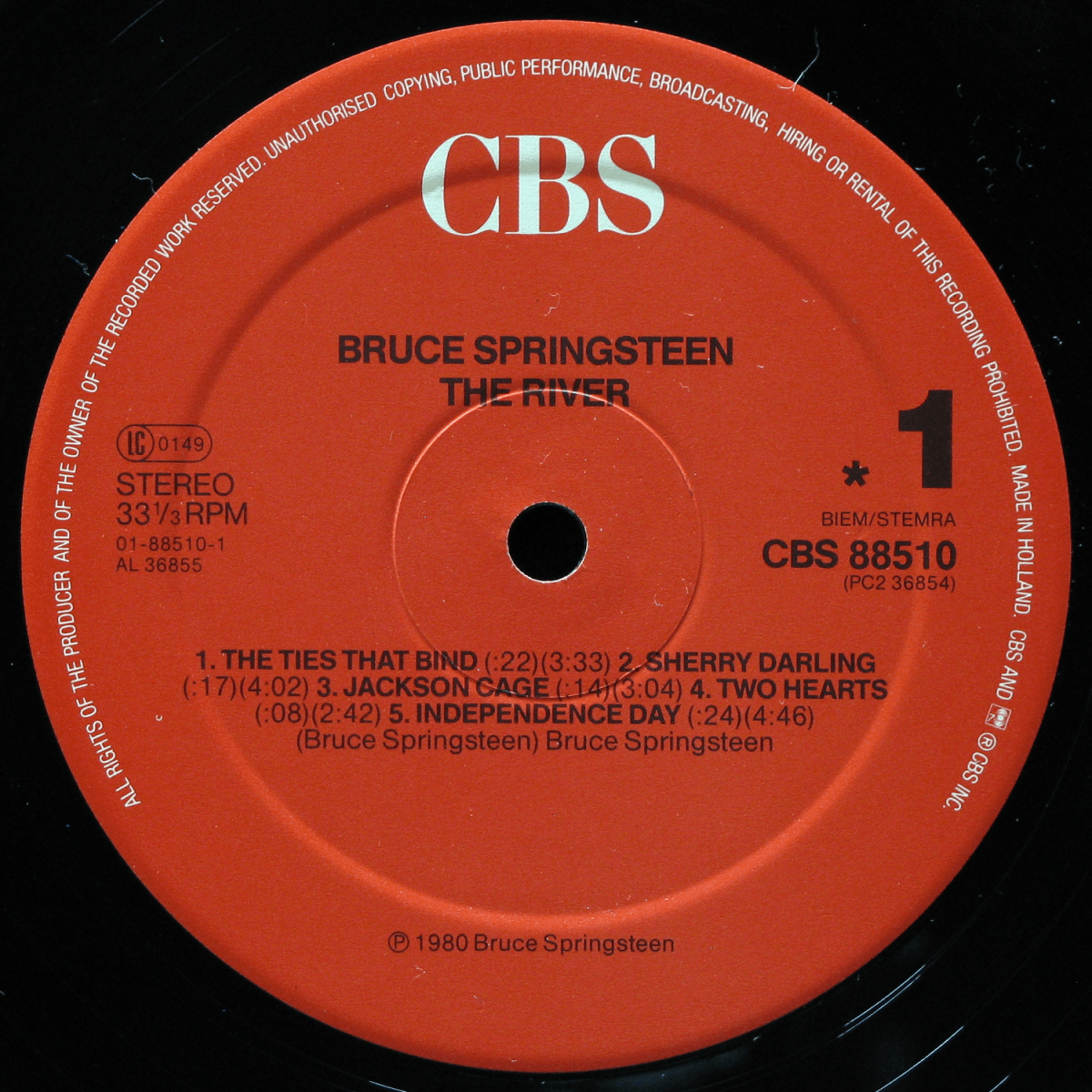 LP Bruce Springsteen — River (2LP) фото 2