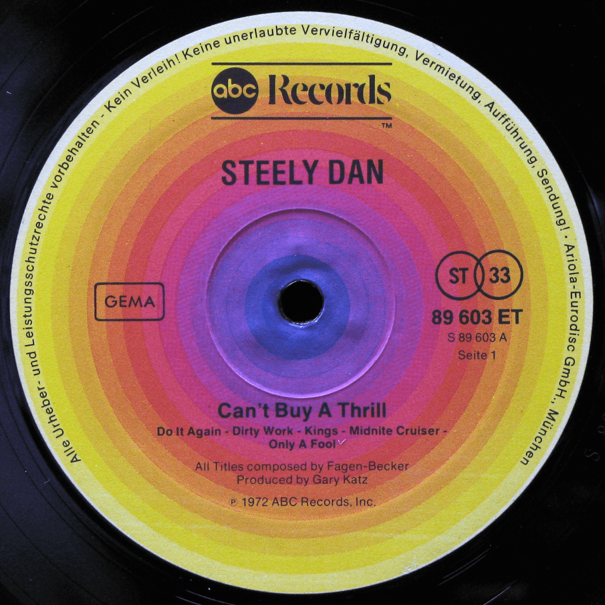 LP Steely Dan — Can't Buy A Thrill фото 3