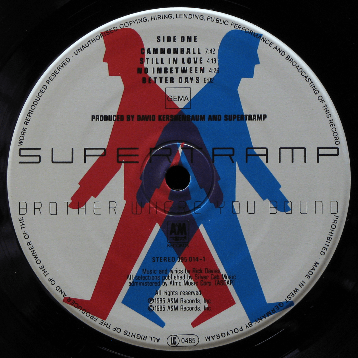 LP Supertramp — Brother Where You Bound фото 2