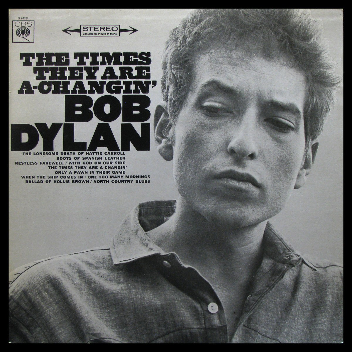 LP Bob Dylan — Times They Are A-Changin' фото