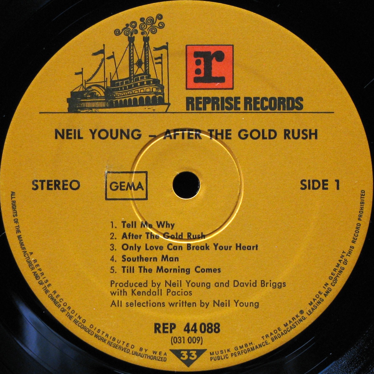 LP Neil Young — After The Gold Rush фото 2