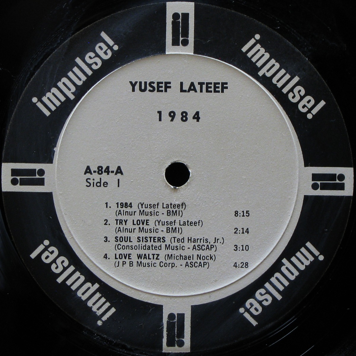 LP Yusef Lateef — 1984 (promo, mono) фото 4